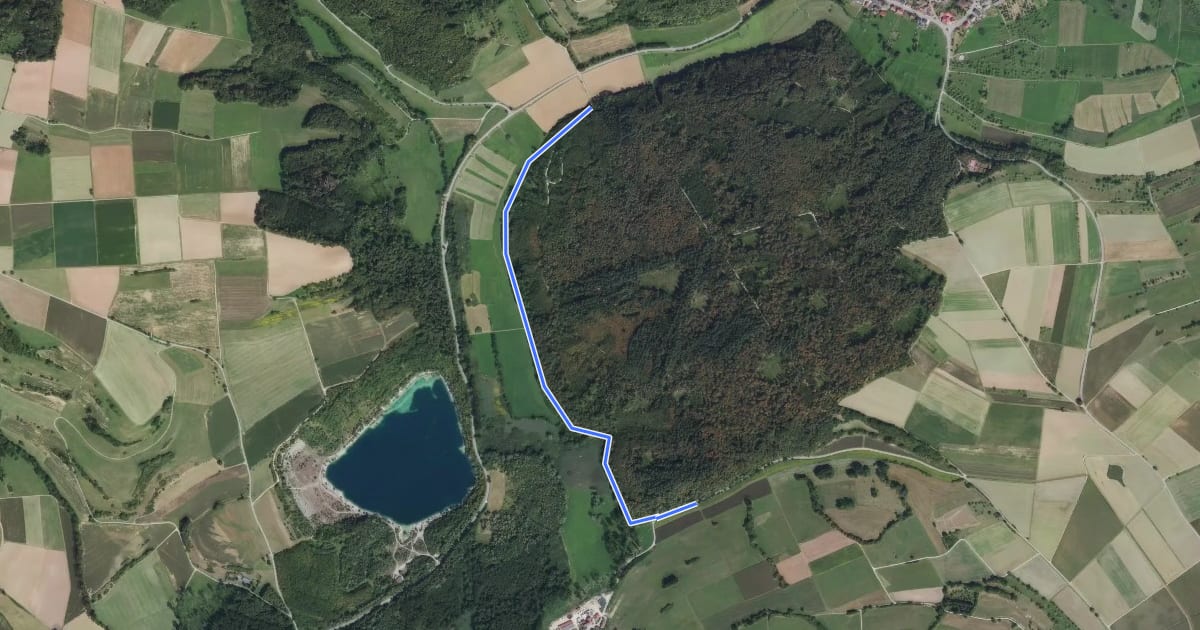 Маршрут Seeweg - Am Binninger Ried на спутниковом снимке