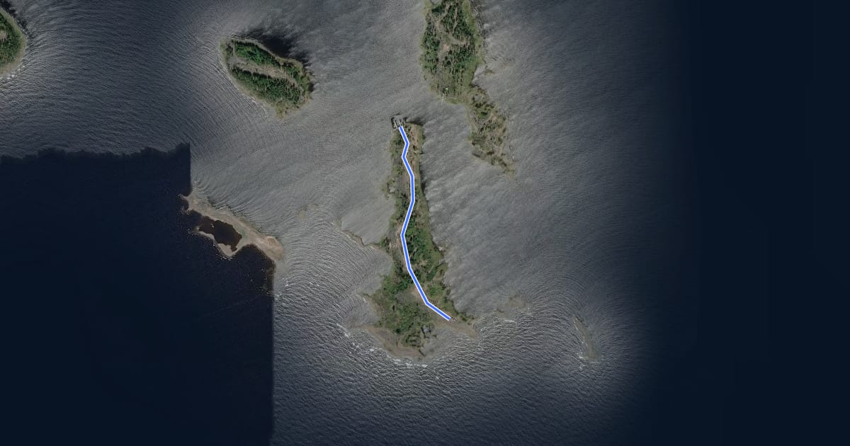 Маршрут Selkä-Sarvi Nature Trail на спутниковом снимке