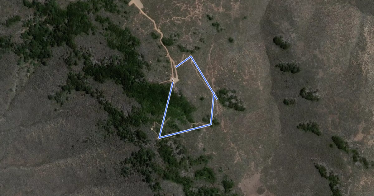 Маршрут Sendero Bosque Relicto на спутниковом снимке