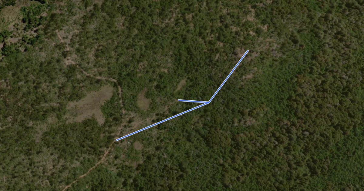 Маршрут Sendero Cerro Anay на спутниковом снимке
