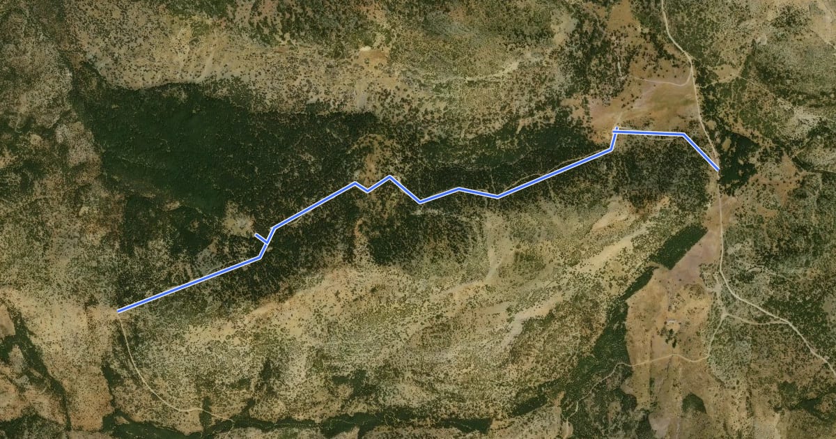 Маршрут Sendero Collado del Resinero на спутниковом снимке