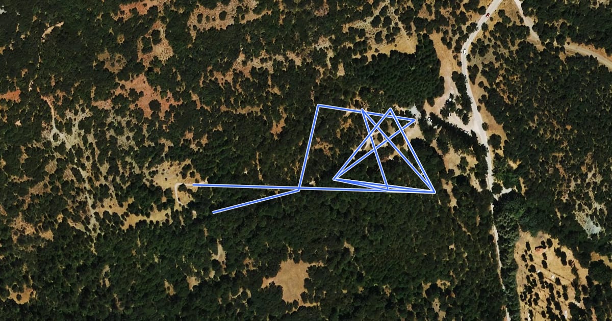 Маршрут Sendero de accesibilidad universal Fuete de los Potros на спутниковом снимке