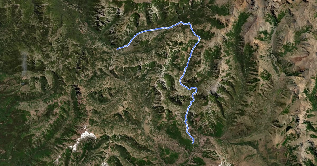 Маршрут Sendero de Chile: Tramo Reserva Nacional Ñuble на спутниковом снимке