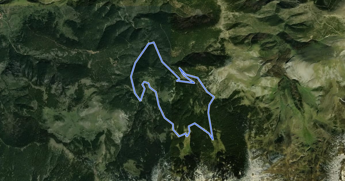 Маршрут Sendero de las Nilsas de Neila на спутниковом снимке
