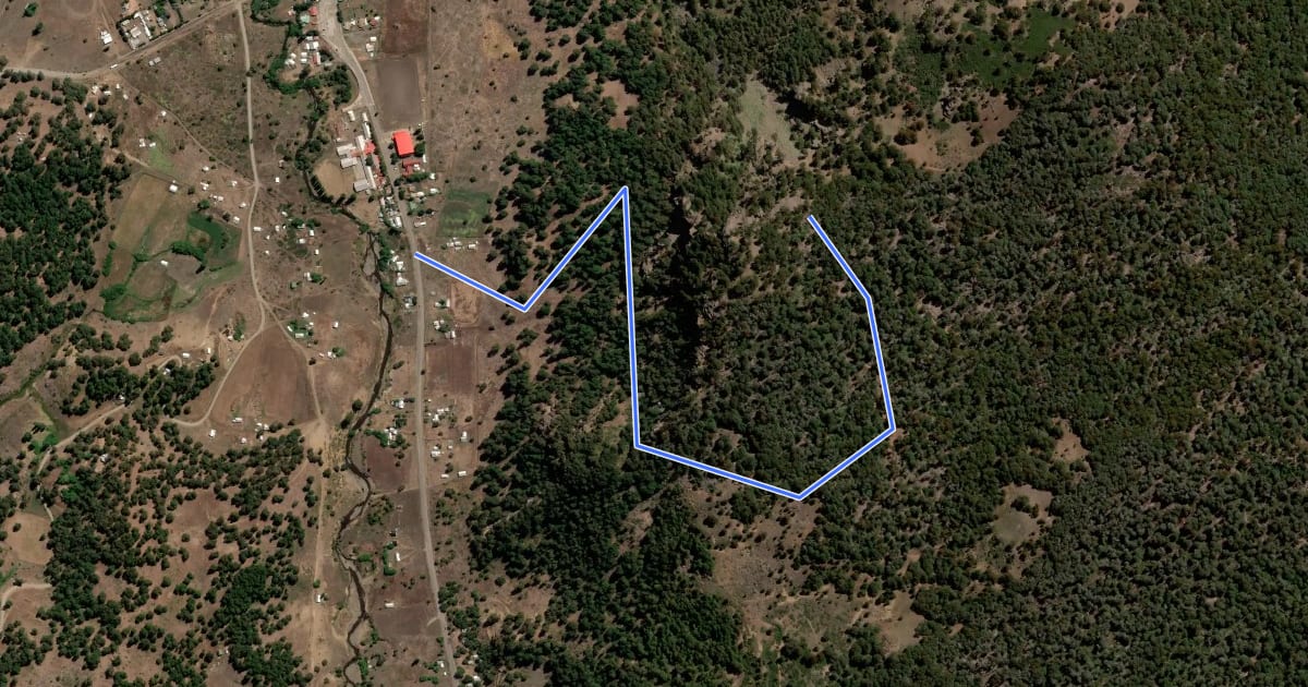 Маршрут Sendero El Mirador на спутниковом снимке