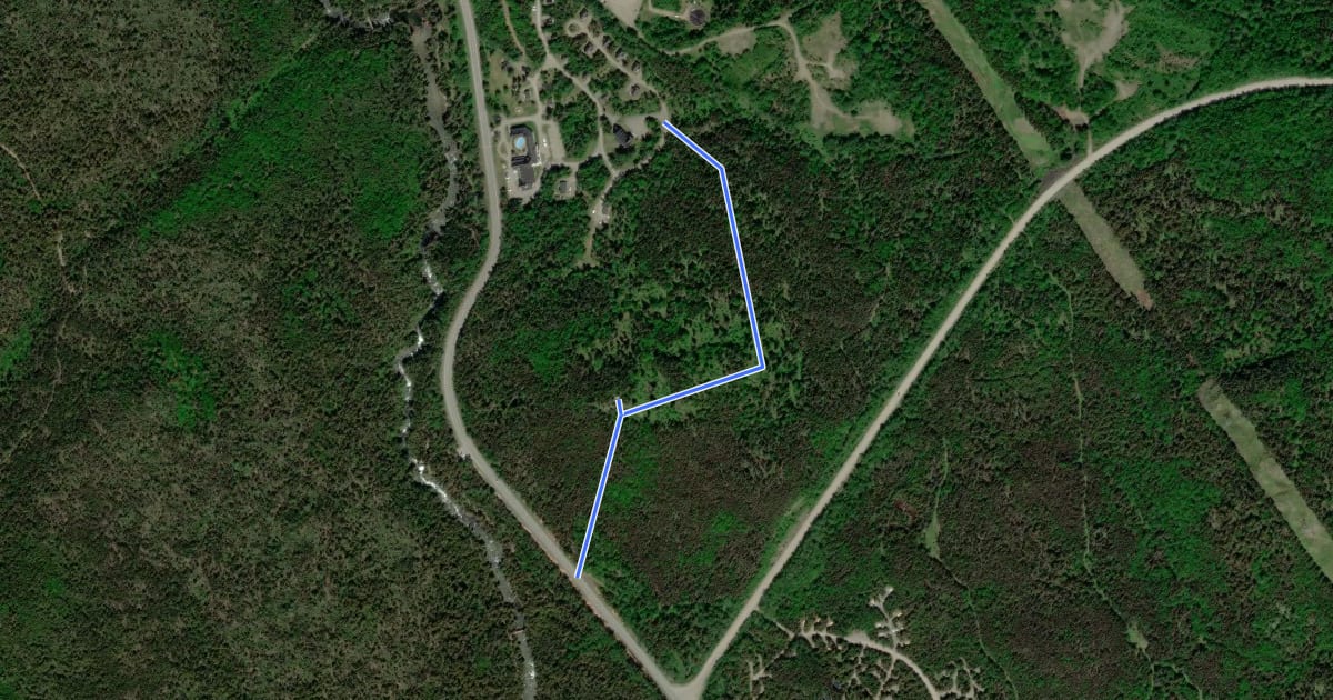 Маршрут Sentier de belvédère de la Lucarne на спутниковом снимке