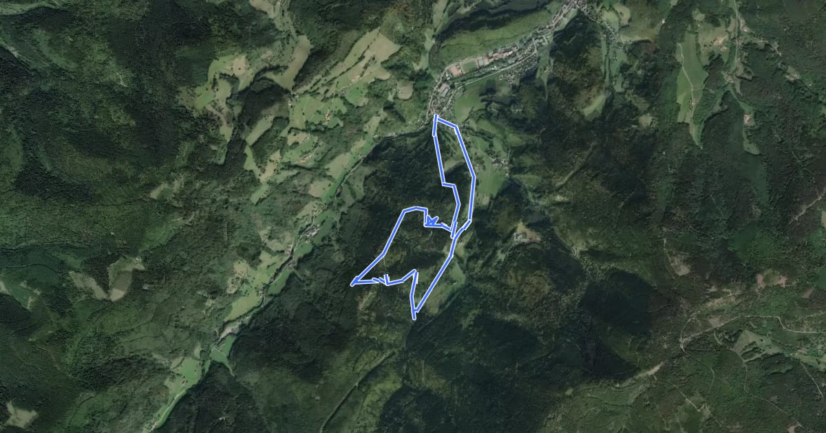 Маршрут Sentier de découverte et d'interprétation - Complet на спутниковом снимке