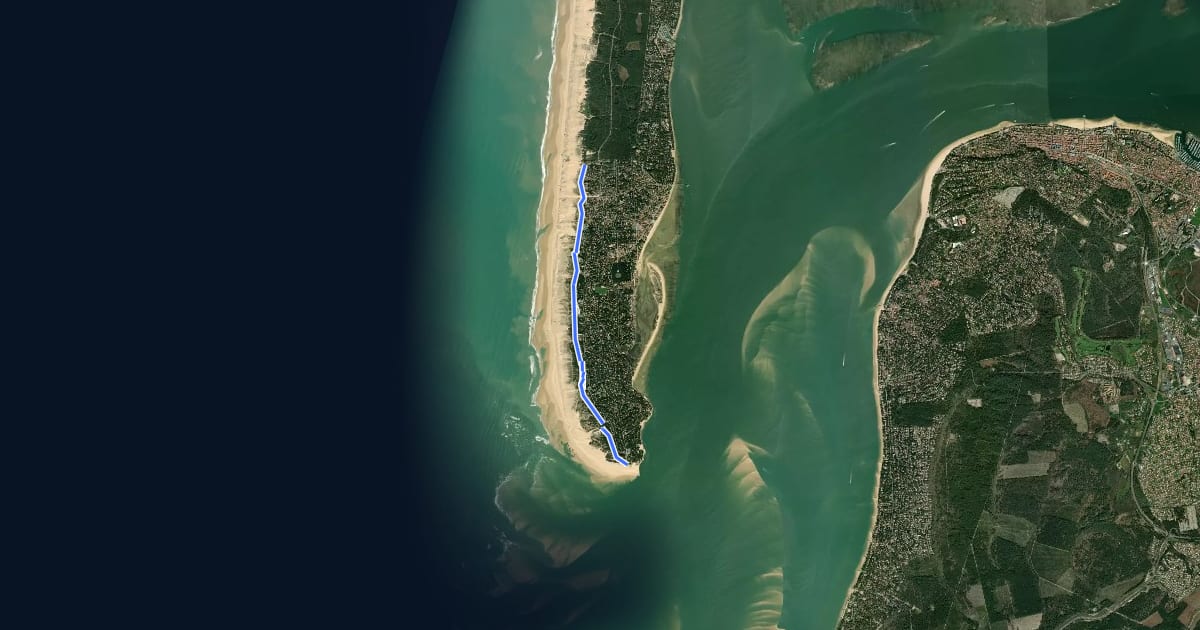 Маршрут Sentier de l'Abécédaire на спутниковом снимке