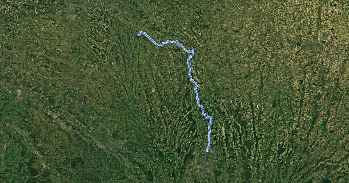 Маршрут Sentier de l'Adour (Hautes-Pyrénées & Gers) на спутниковом снимке