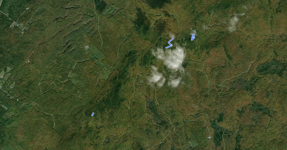 Маршрут Sentier de l'Estrie, Zone Chapman, Accès на спутниковом снимке