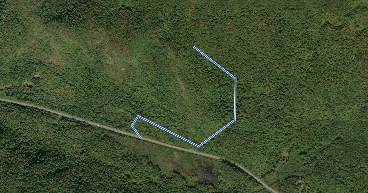 Маршрут Sentier de l'Estrie, Zone Glen, Accès на спутниковом снимке