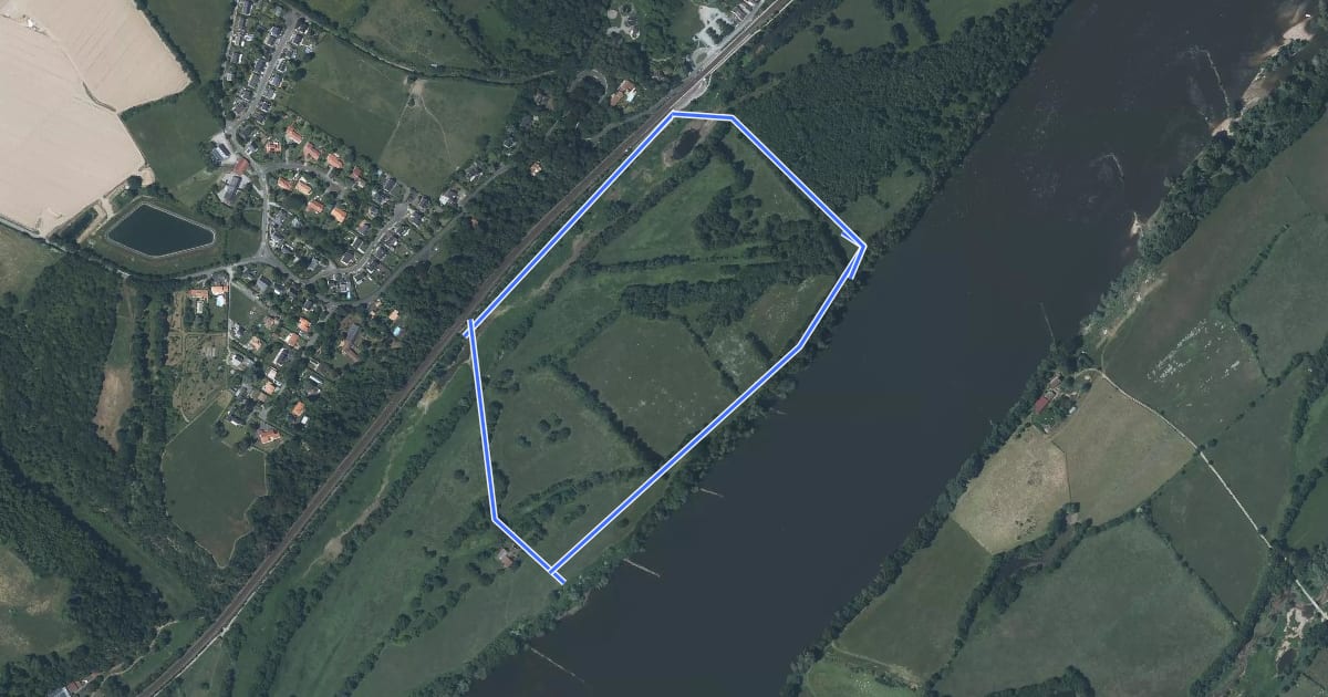 Маршрут Sentier de l'Île Neuve на спутниковом снимке