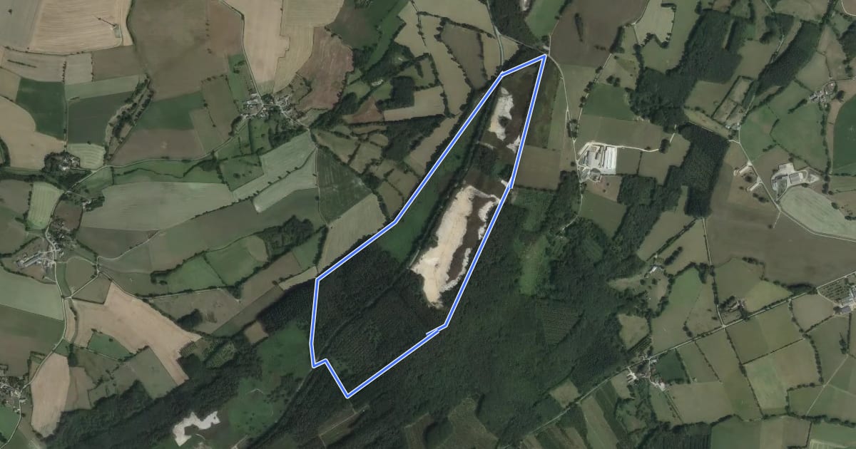 Маршрут Sentier de la Corniche de Pail на спутниковом снимке