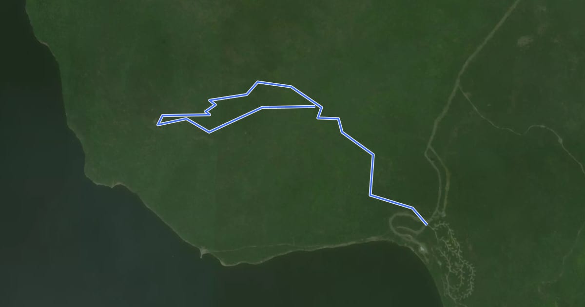 Маршрут Sentier de la Montagne-du-Fourneau на спутниковом снимке