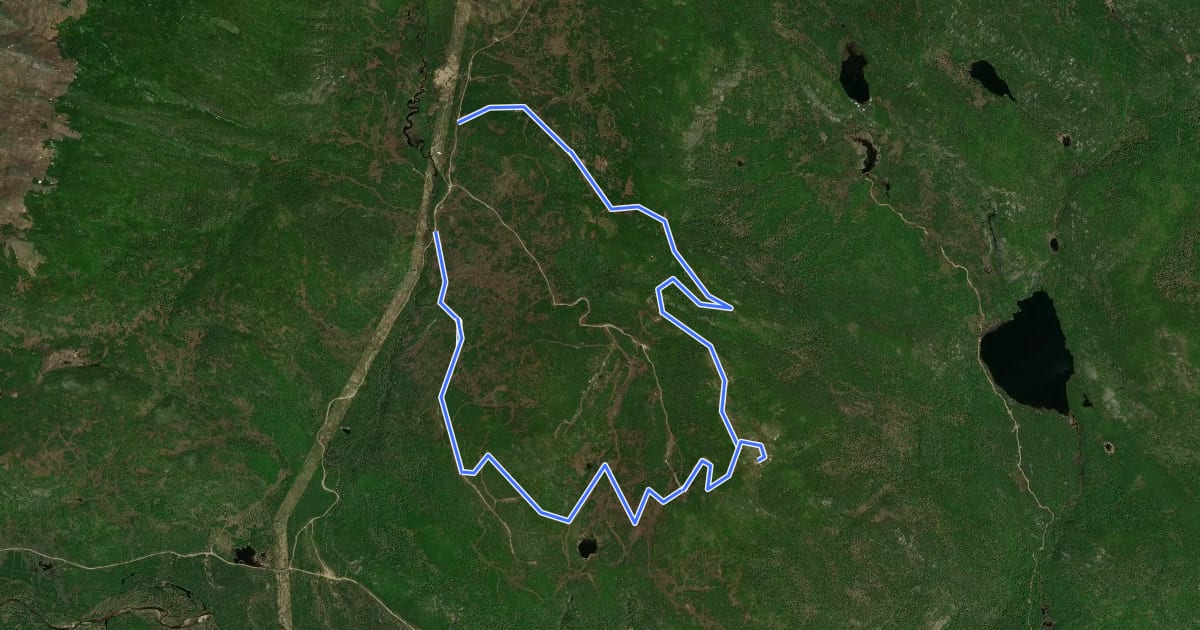 Маршрут Sentier de la Noyée на спутниковом снимке