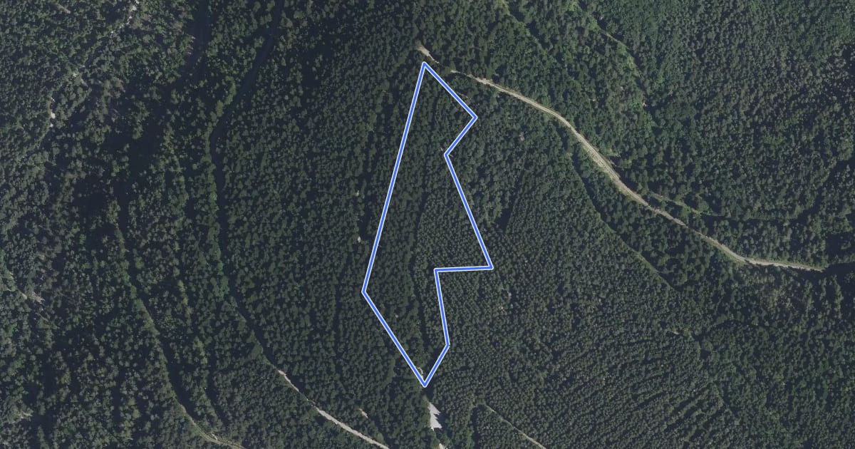 Маршрут Sentier de la ronde du Châtel на спутниковом снимке
