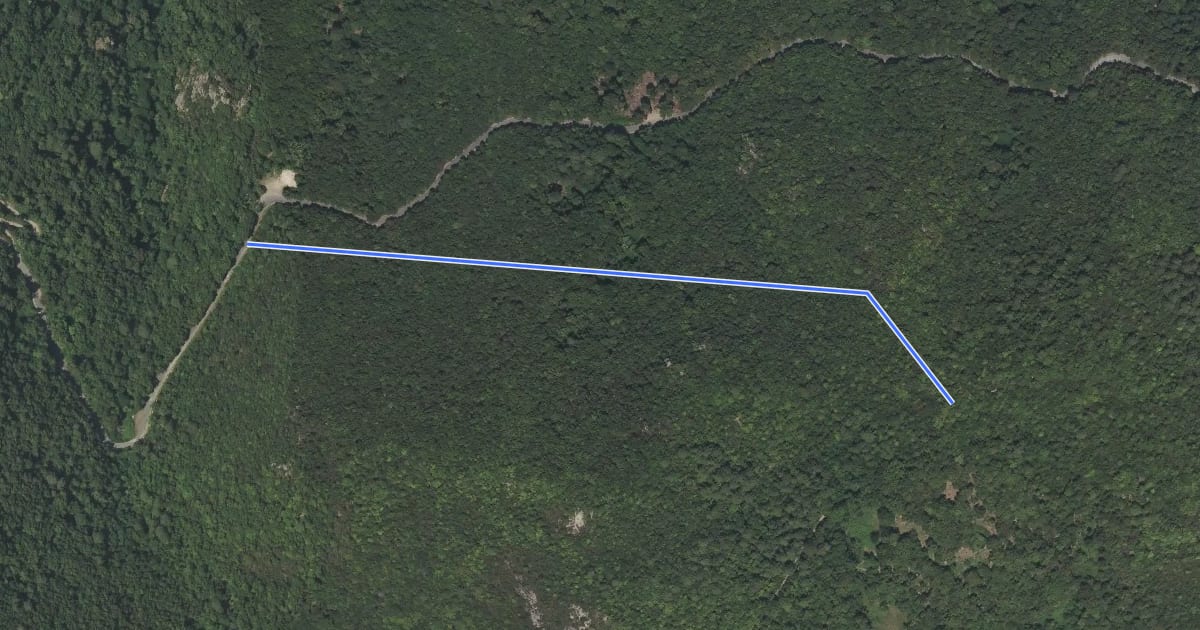 Маршрут Sentier de Pariggi à Barrocoli на спутниковом снимке