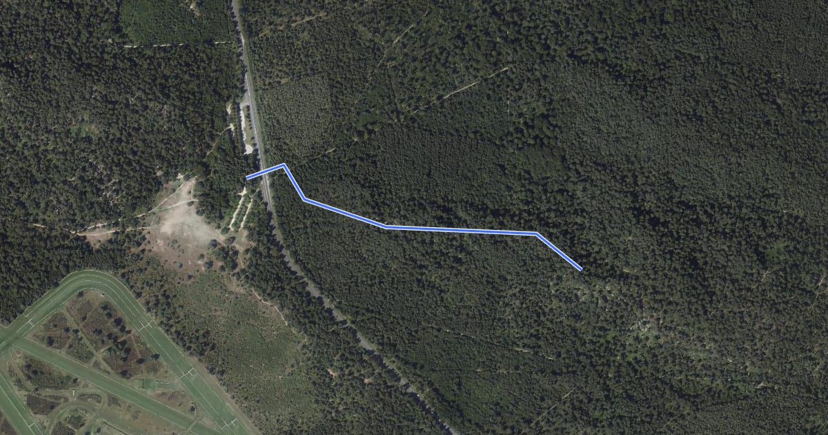 Маршрут Sentier Denecourt-Colinet 4-3 на спутниковом снимке