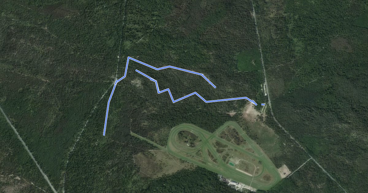 Маршрут Sentier Denecourt-Colinet 4 на спутниковом снимке