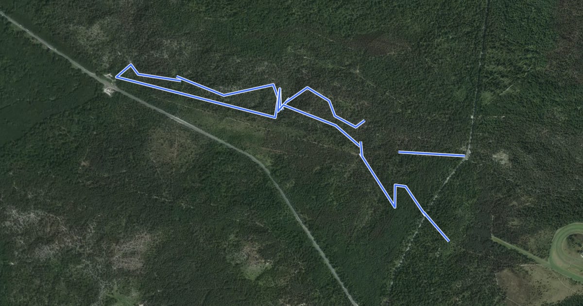 Маршрут Sentier Denecourt-Colinet 5 на спутниковом снимке