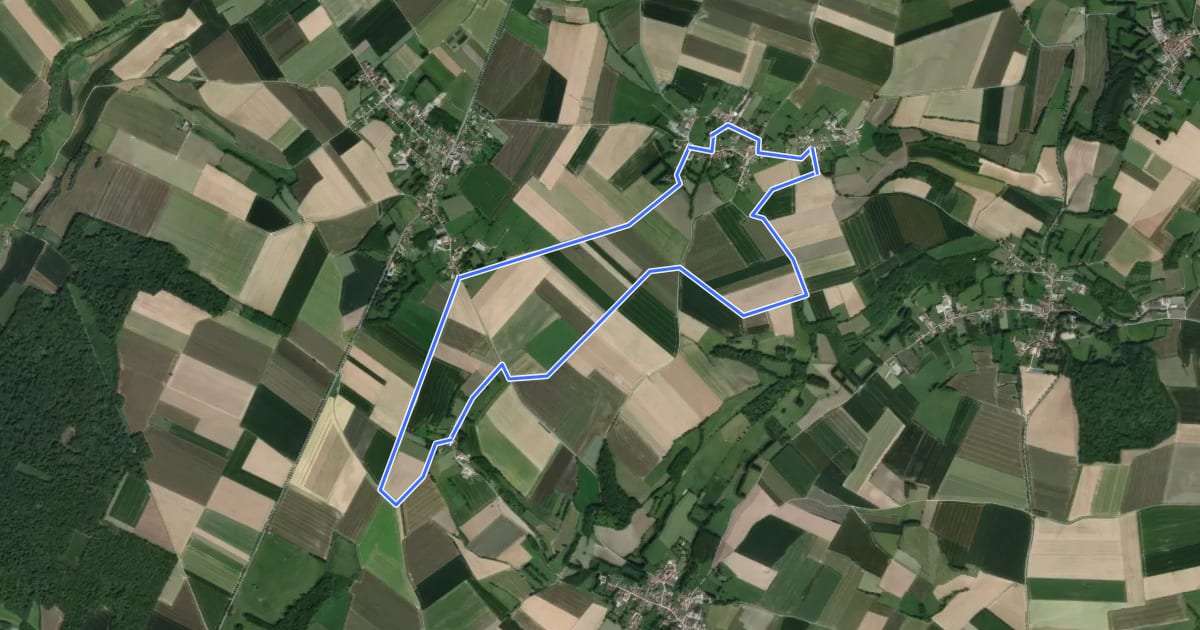 Маршрут Sentier des Agaches на спутниковом снимке