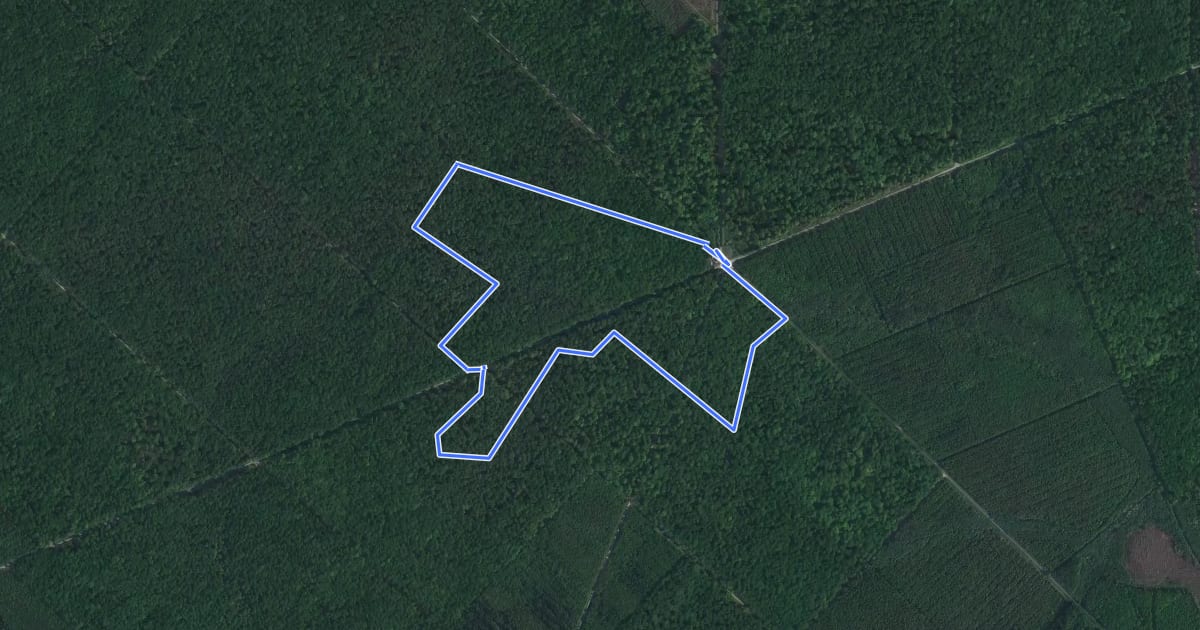 Маршрут Sentier des Nerviens на спутниковом снимке