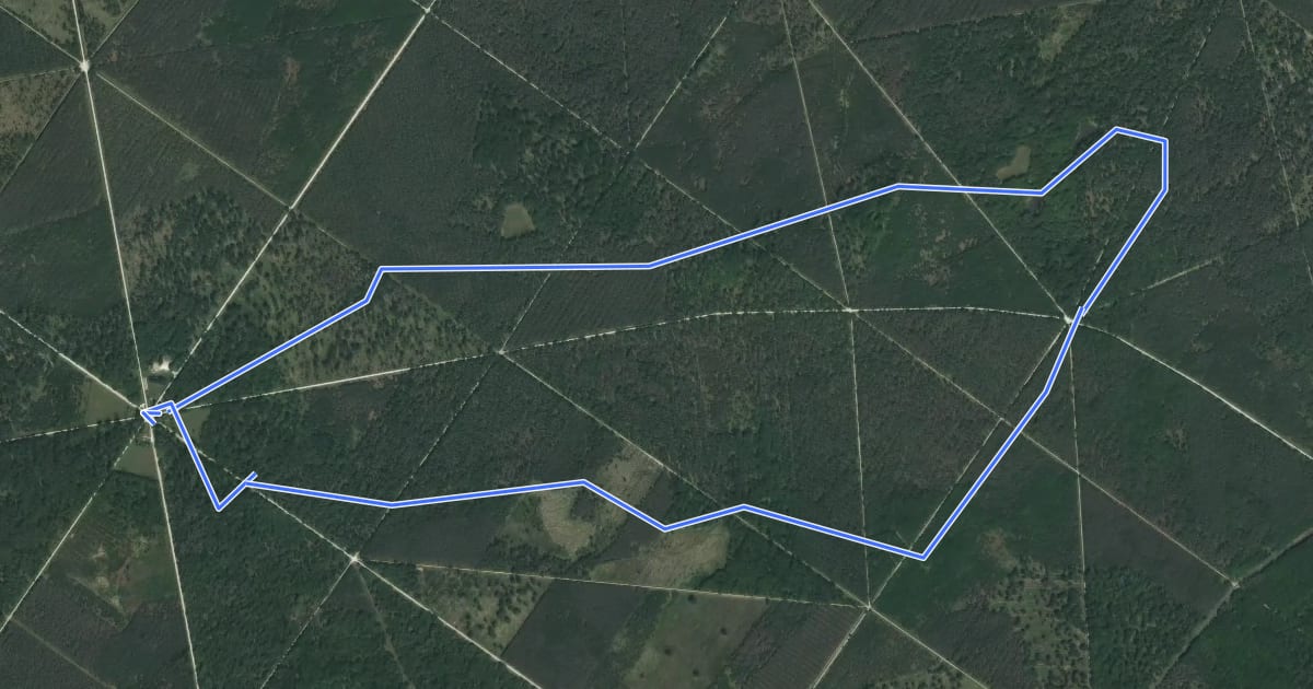 Маршрут Sentier des sources на спутниковом снимке