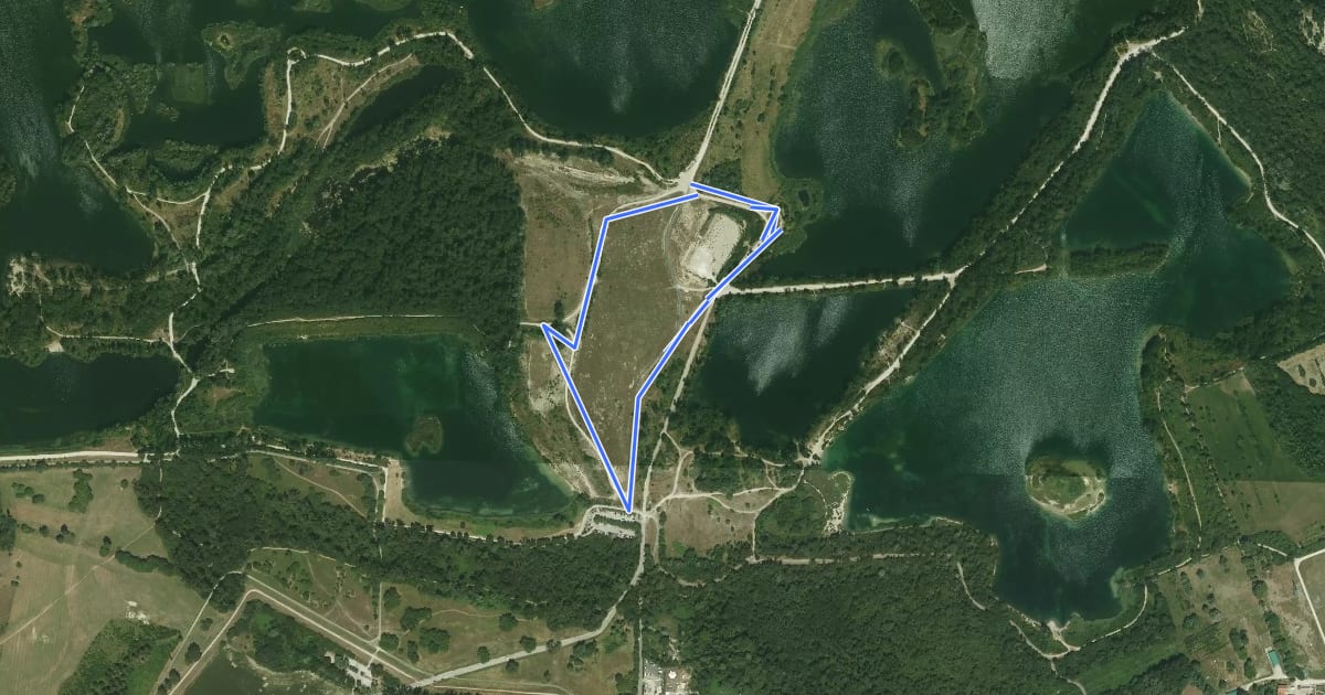 Маршрут Sentier du Cloizu на спутниковом снимке