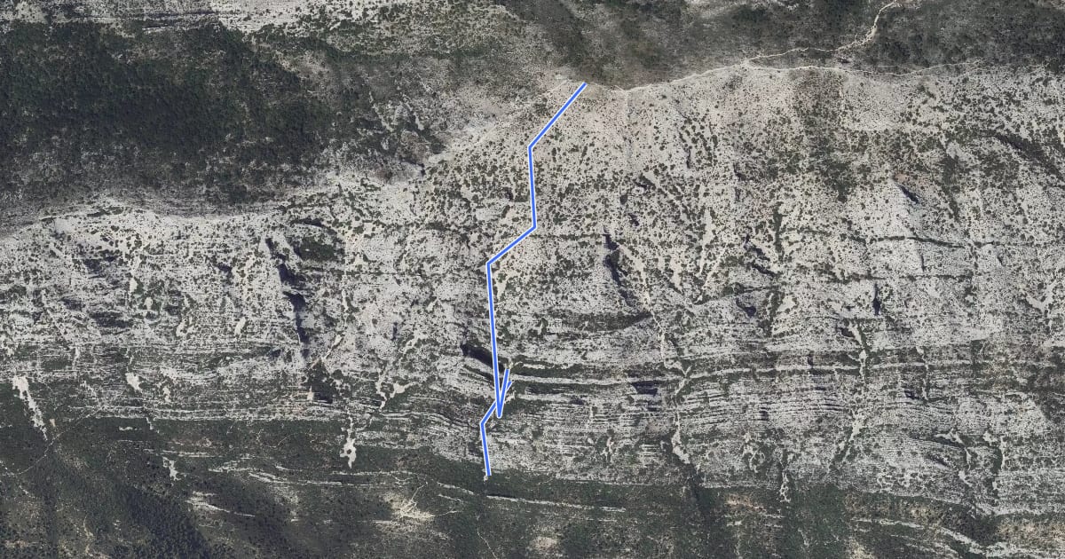 Маршрут Sentier du vallon de la Tine на спутниковом снимке
