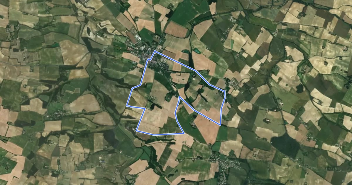 Маршрут Sentier Jacquetat et Planese на спутниковом снимке
