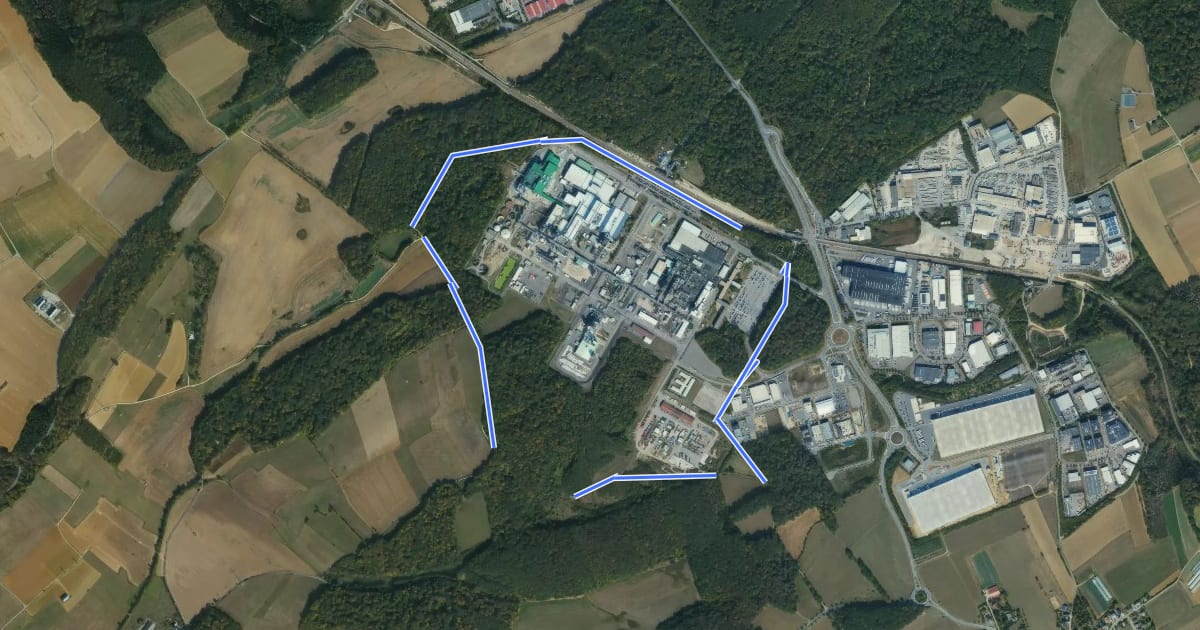 Маршрут Sentier Naturel autour de Dupont на спутниковом снимке