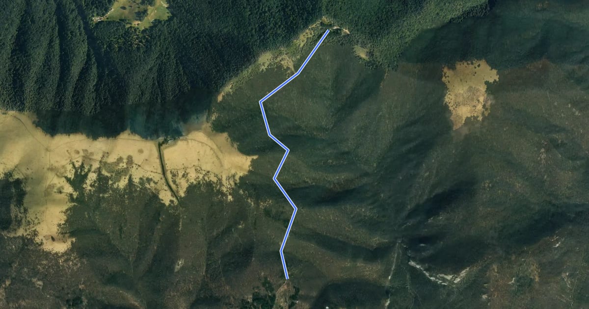 Маршрут Sentiero 23: Alpe del Vicerè - Rifugio Cacciatori - Capanna Mara на спутниковом снимке
