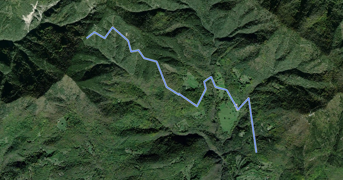 Маршрут Sentiero delle Fornaci, Passo d'Ere на спутниковом снимке