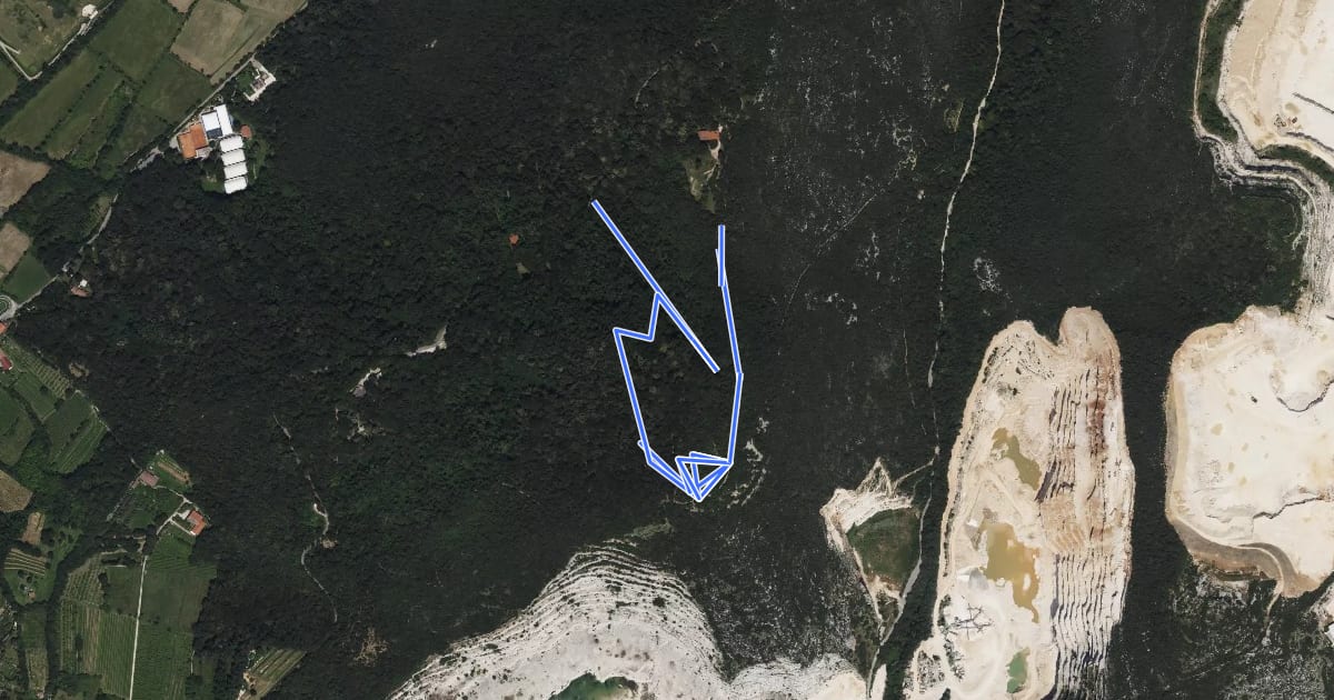 Маршрут Sentiero didattico (Monte Regogna) на спутниковом снимке