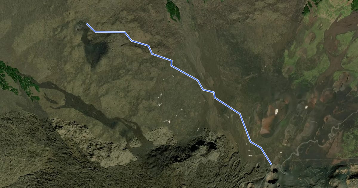Маршрут Sentiero Grotta del Lago на спутниковом снимке