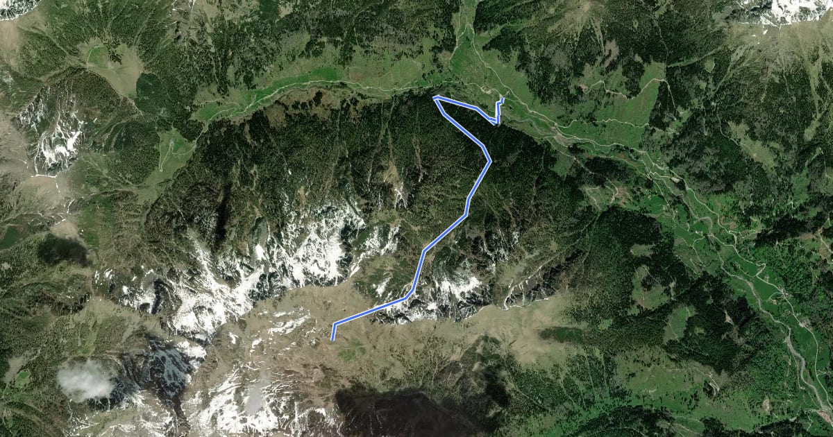 Маршрут Sentiero natura dell'Oasi di Valtrigona на спутниковом снимке
