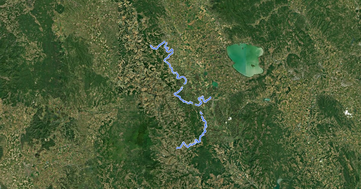 Маршрут Sentiero naturalistico nr. 3 на спутниковом снимке