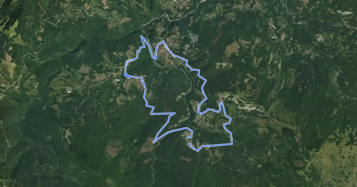 Маршрут Sentiero Partigiani 4 - sentiero del rifugio sotto l'Alpe на спутниковом снимке