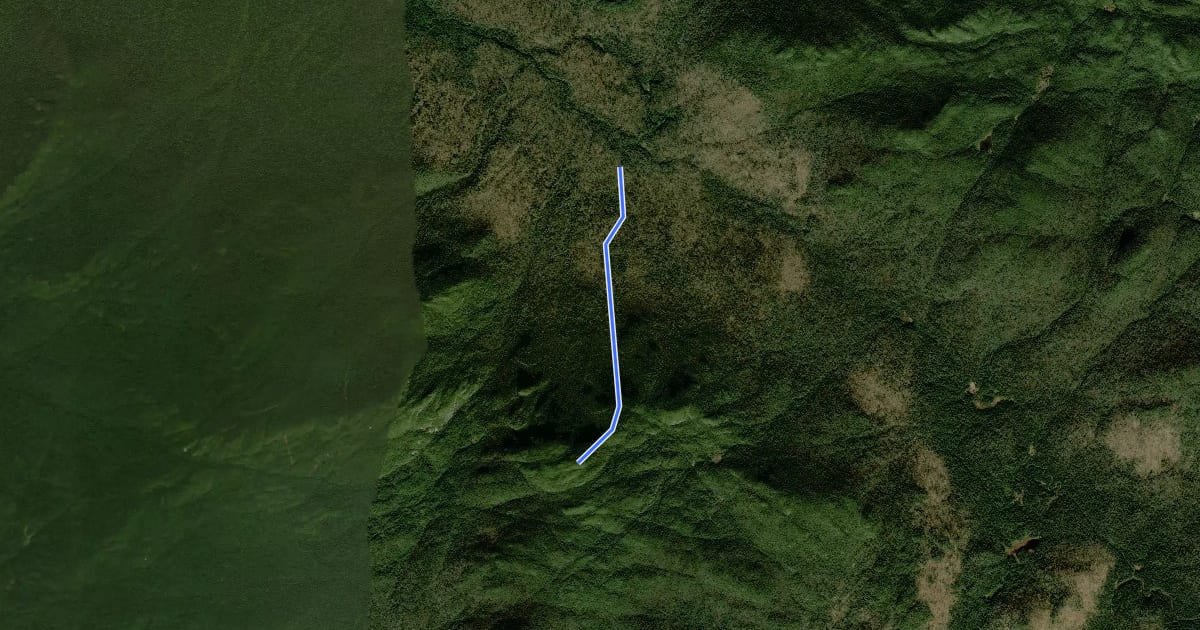 Маршрут Seymour Mountain Trail на спутниковом снимке