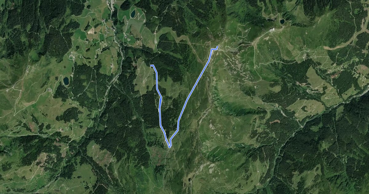 Маршрут SH 35 Hacklberg-Trail на спутниковом снимке