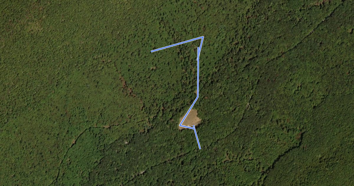 Маршрут Shale Pit Connector на спутниковом снимке