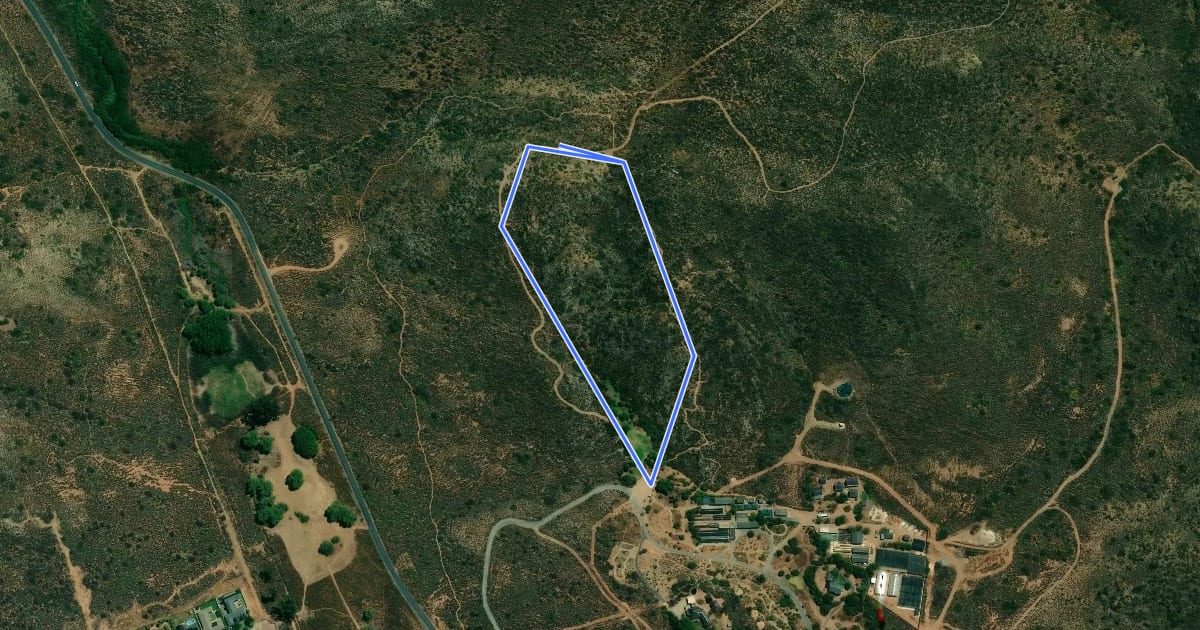 Маршрут Shale Trail на спутниковом снимке