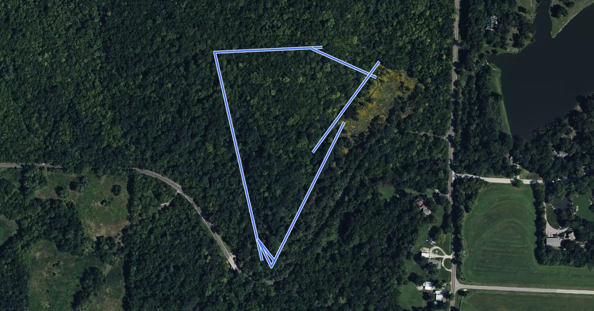 Маршрут Shawnee Trace Nature Trail - Green Loop на спутниковом снимке