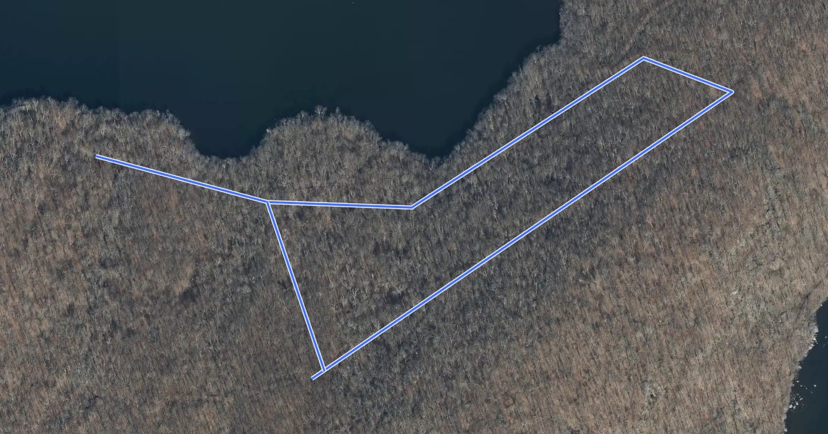 Маршрут Shepard Lake Trail на спутниковом снимке