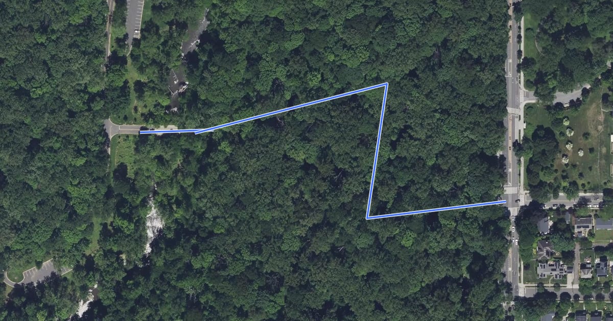 Маршрут Sherrill Drive Northwest на спутниковом снимке
