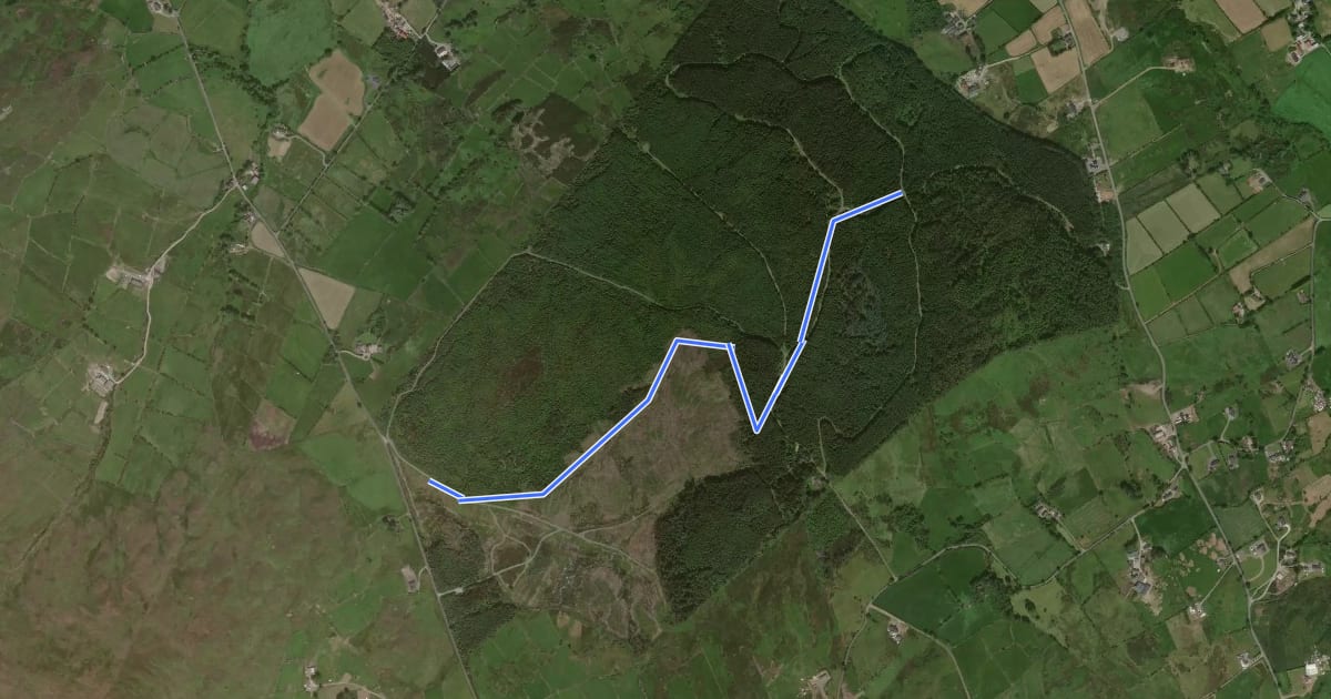 Маршрут Shortcut to Car Park на спутниковом снимке