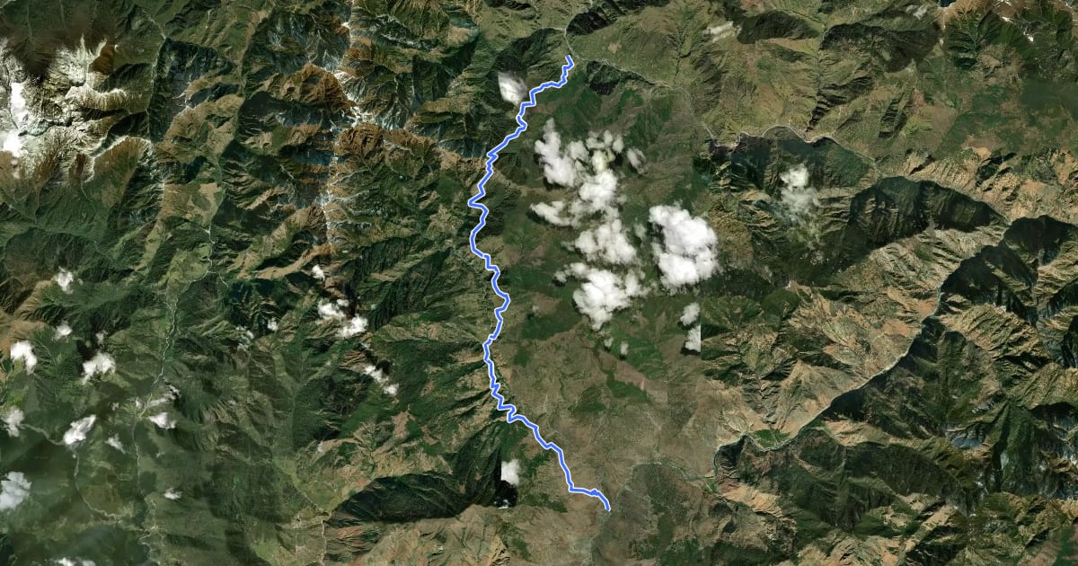 Маршрут Shreenagar to Ripa на спутниковом снимке