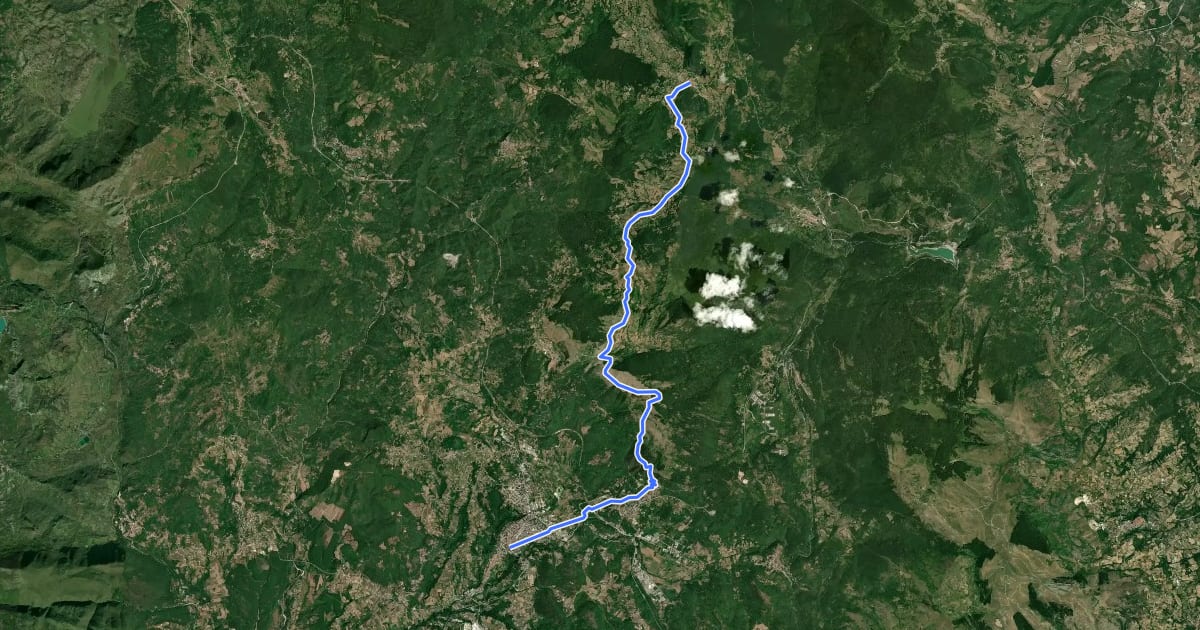 Маршрут SI на спутниковом снимке