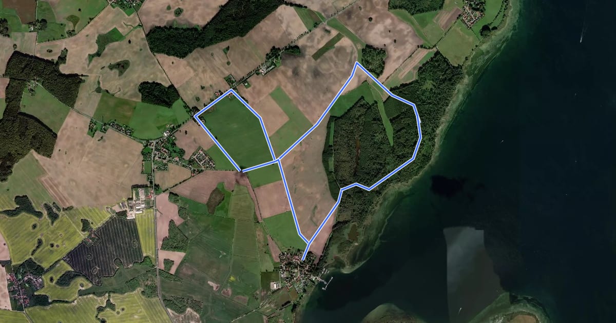 Маршрут Sietower Wandelweg на спутниковом снимке