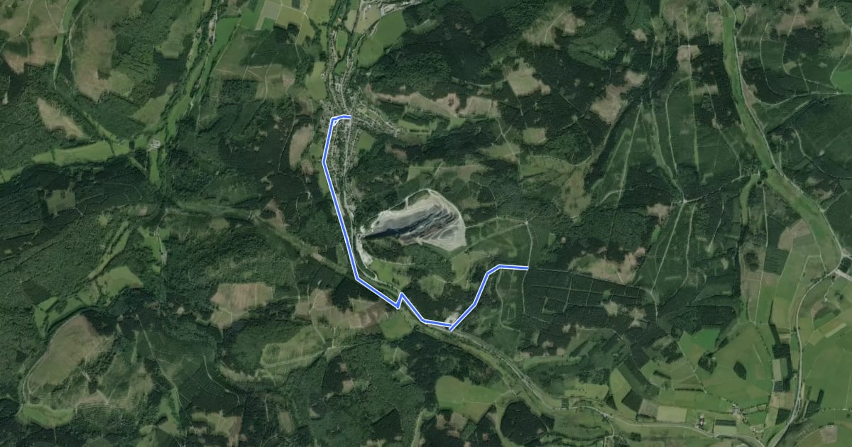 Маршрут Silbach Rundweg Sb1 Fuchshohlweg на спутниковом снимке